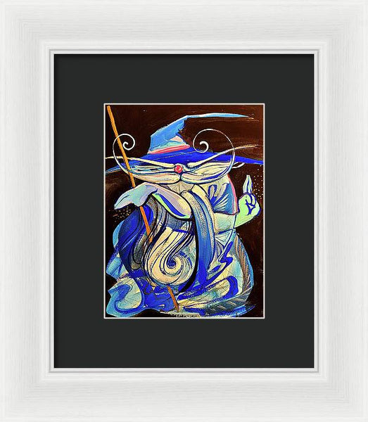 Blue Wizard  - Framed Print