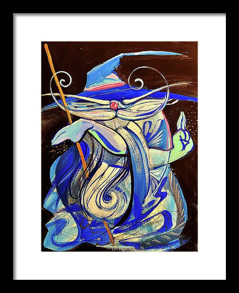 Blue Wizard  - Framed Print