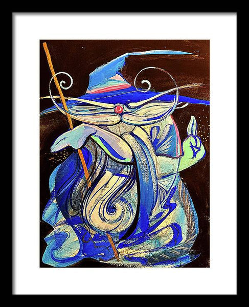 Blue Wizard  - Framed Print