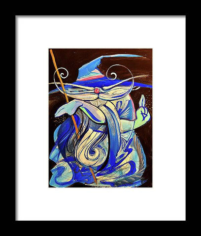 Blue Wizard  - Framed Print