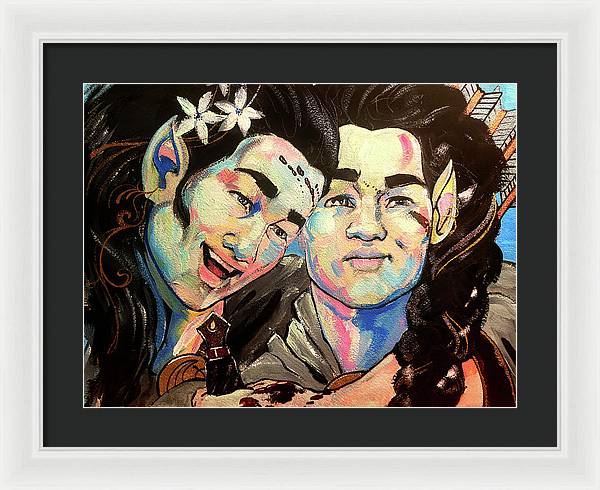 Elladan and Elrohir - Framed Print