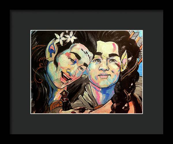 Elladan and Elrohir - Framed Print