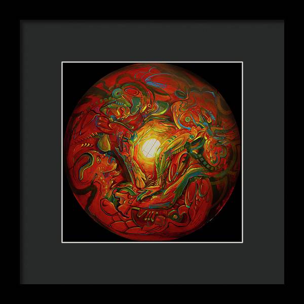 Gyrus - Framed Print