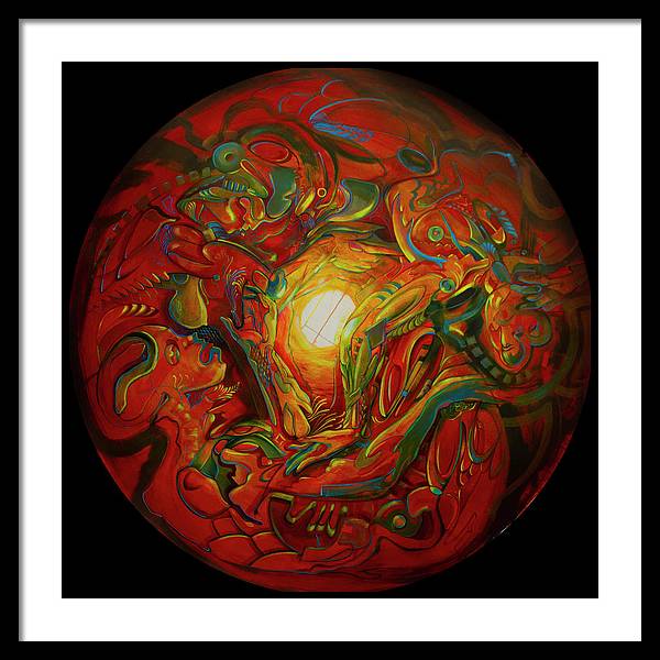 Gyrus - Framed Print