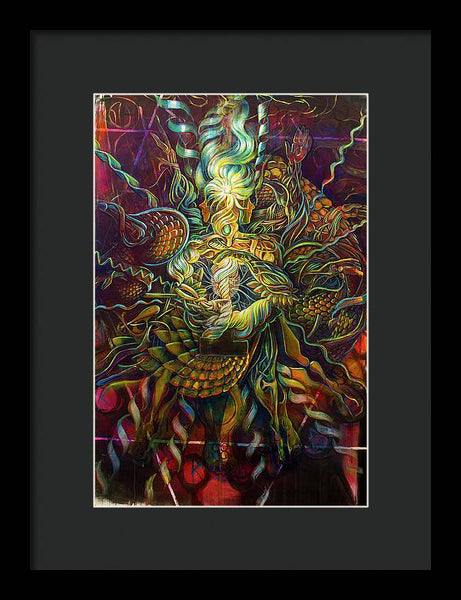 Quantum Clock - Framed Print