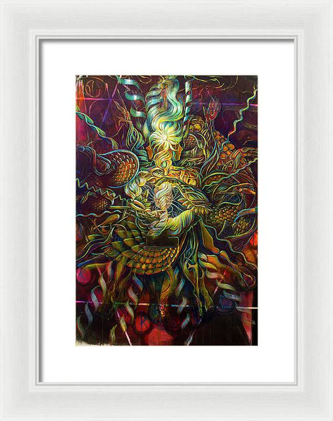 Quantum Clock - Framed Print