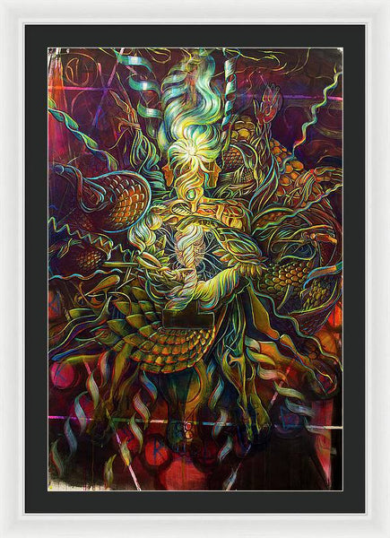 Quantum Clock - Framed Print