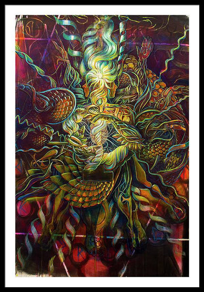 Quantum Clock - Framed Print