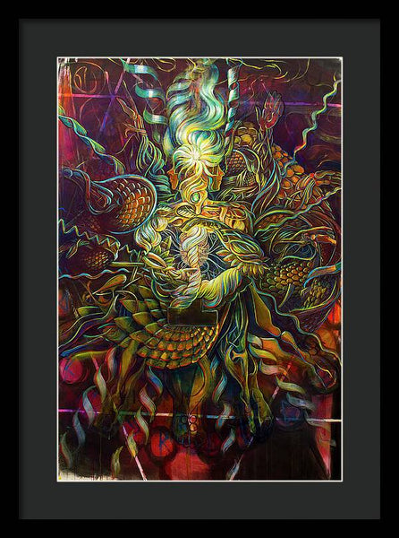 Quantum Clock - Framed Print