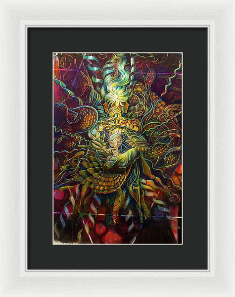 Quantum Clock - Framed Print