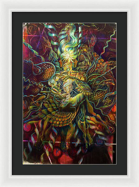 Quantum Clock - Framed Print