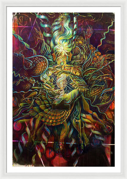 Quantum Clock - Framed Print