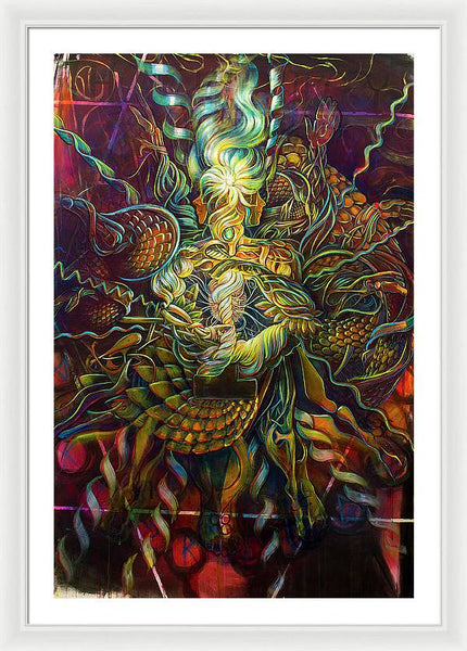 Quantum Clock - Framed Print