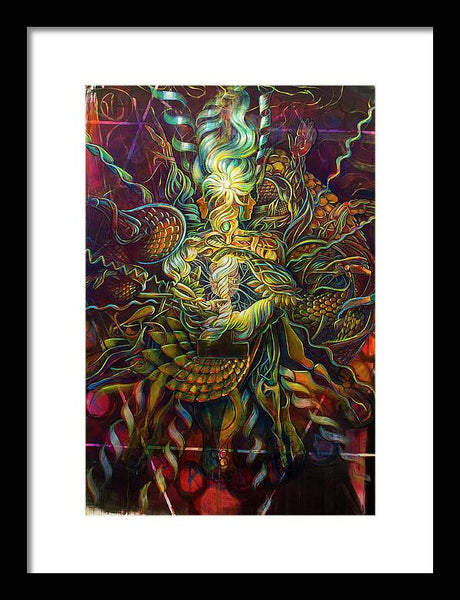 Quantum Clock - Framed Print