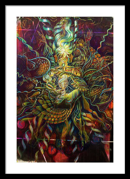 Quantum Clock - Framed Print